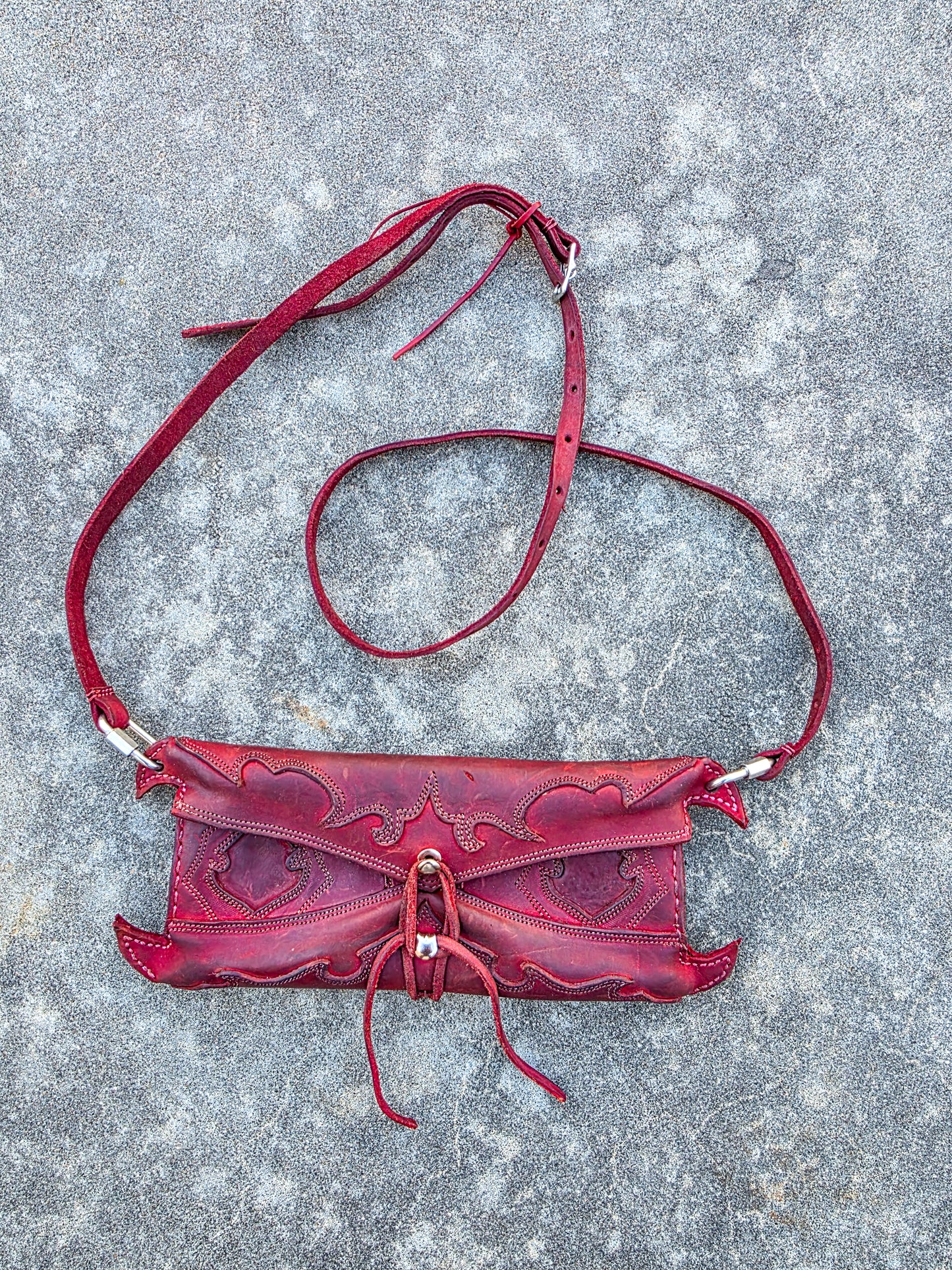00WSC in HorseRump: Red Smooth (Exact Bag)