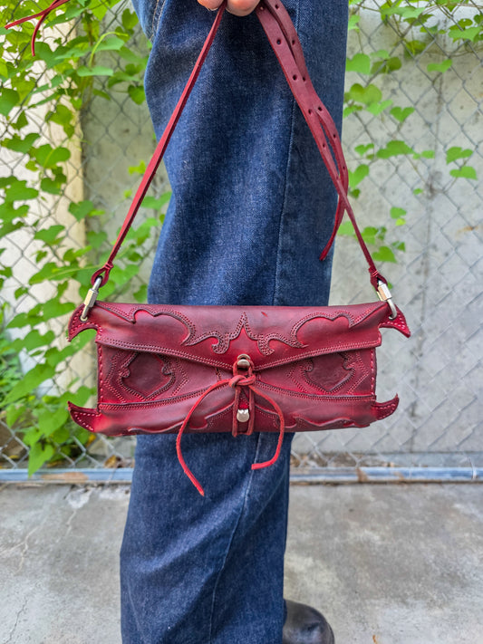 00WSC in HorseRump: Red Smooth (Exact Bag)