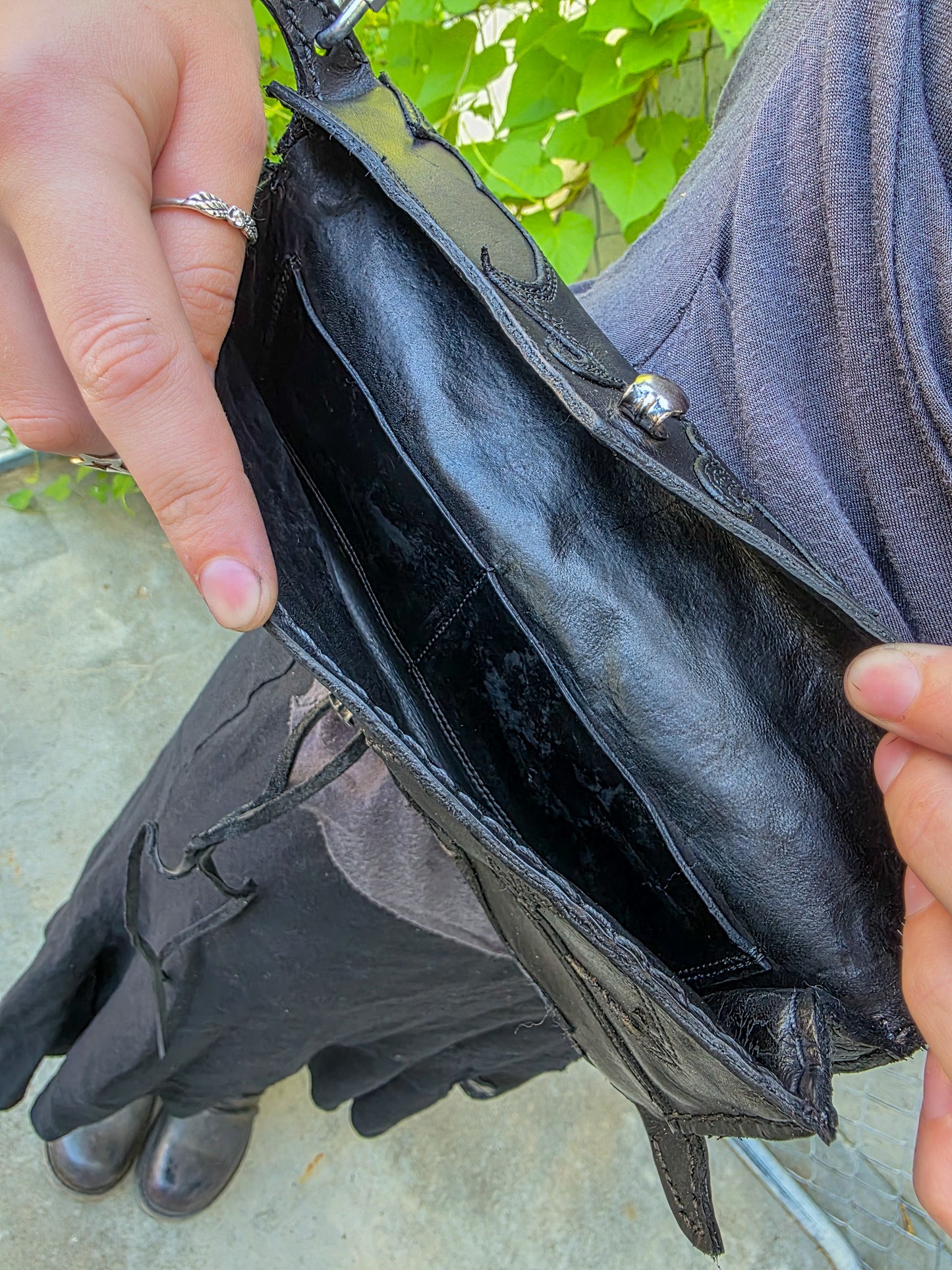 00WSC in HorseRump: Black Smooth (Exact Bag)