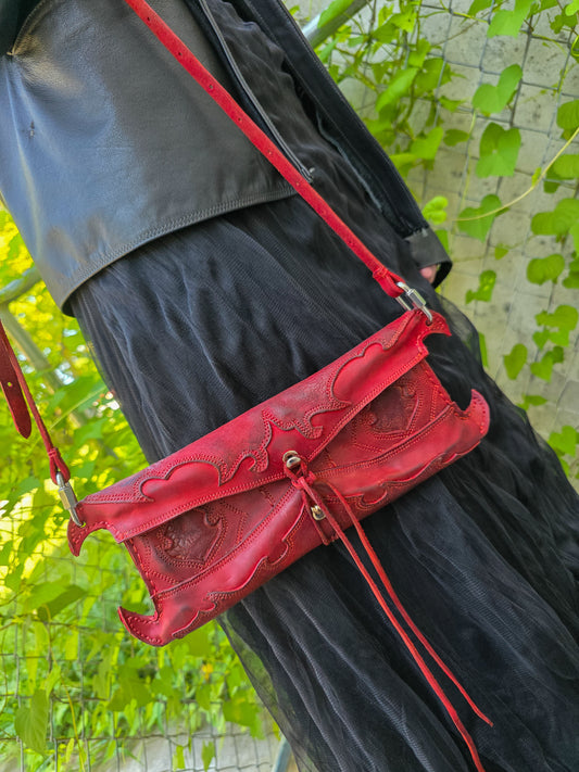 00WSC in HorseRump: Red Textured (Exact Bag)