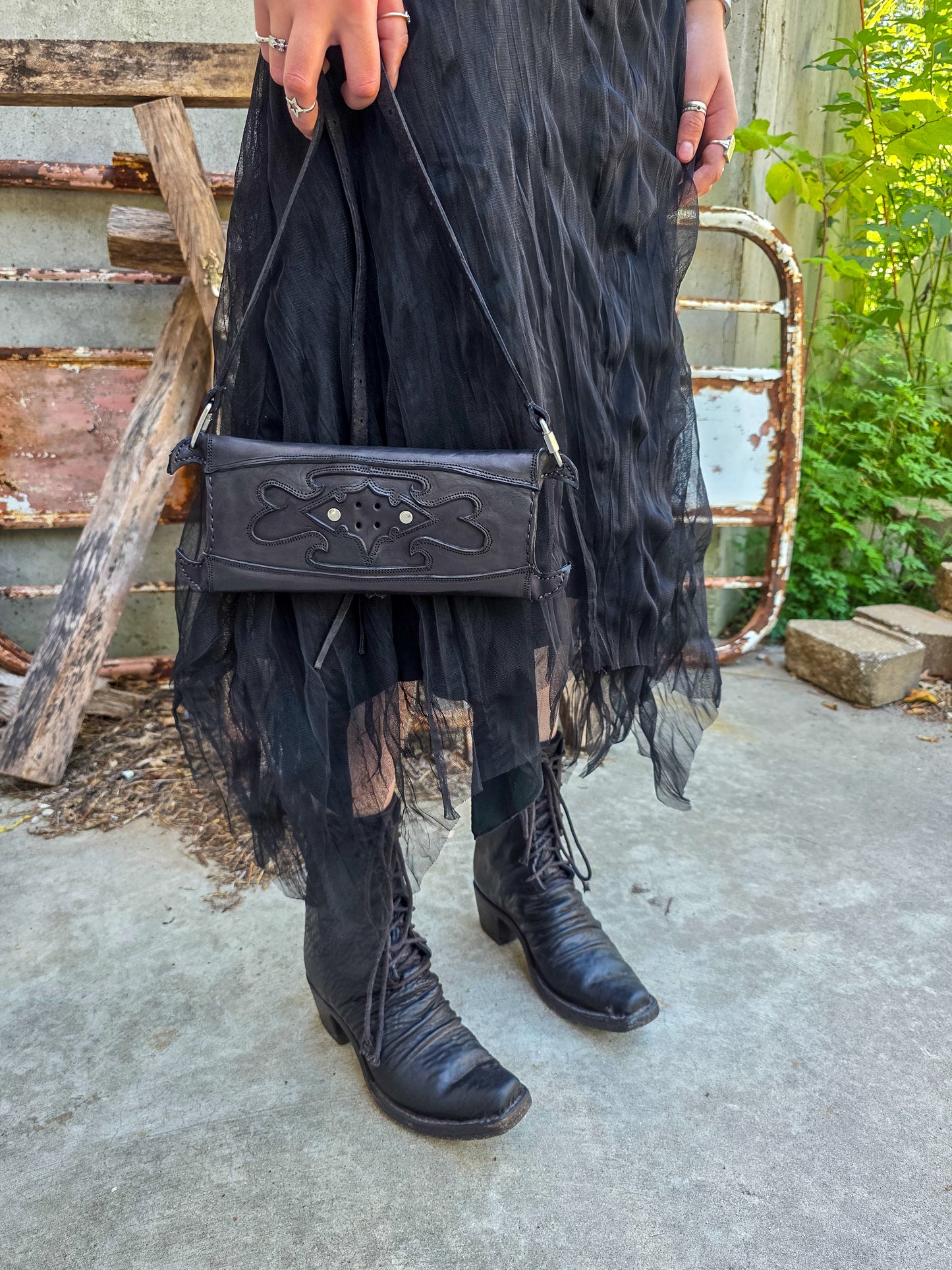 00WSC in HorseRump: Black Smooth (Exact Bag)