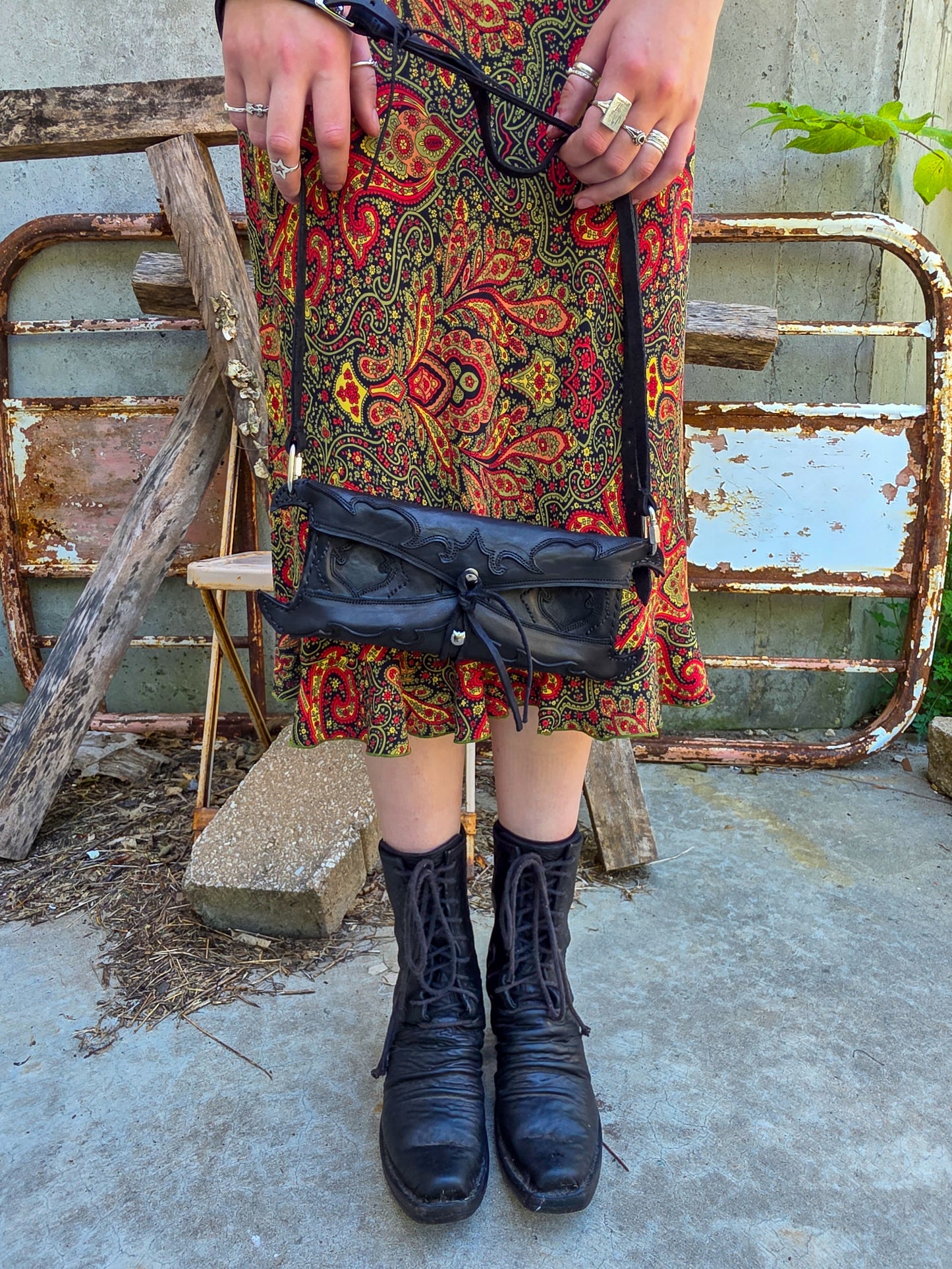 00WSC in HorseRump: Black Smooth (Exact Bag)