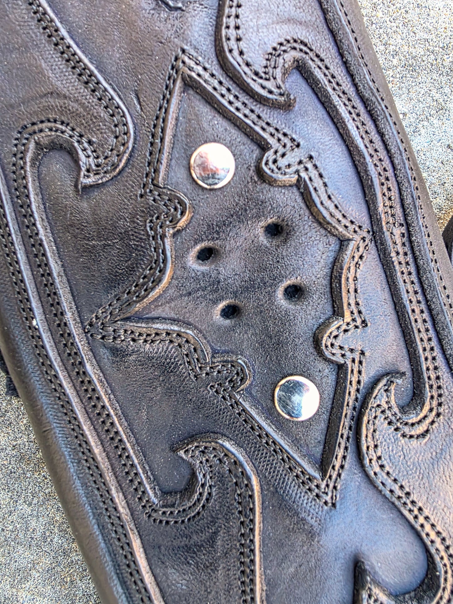 00WSC in HorseRump: Black Smooth (Exact Bag)