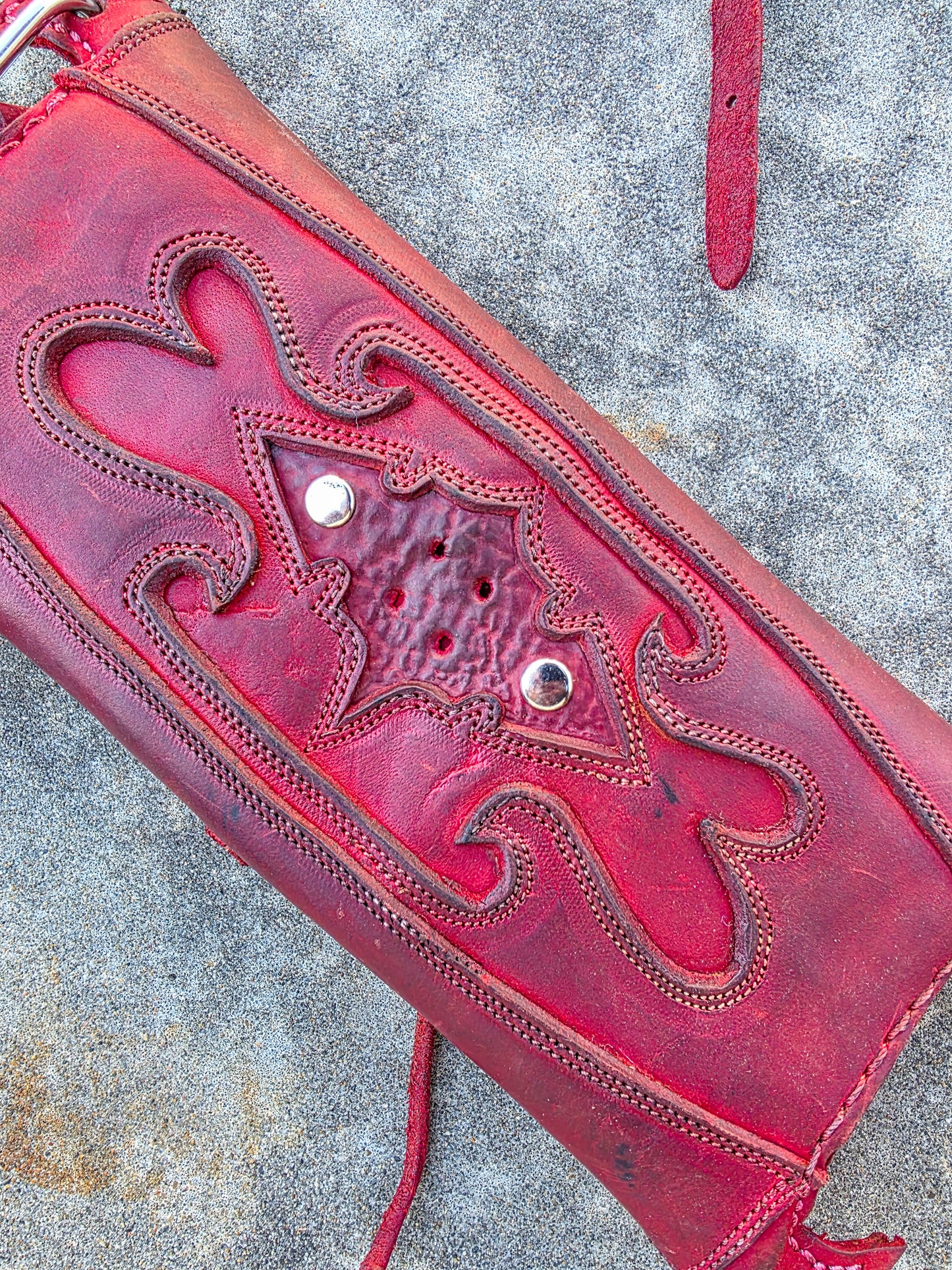 00WSC in HorseRump: Red Smooth (Exact Bag)