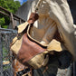 00WSB in Natural Vegtan HorseRump and Dirty White/Aged Straw HorseShouldler