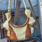 00WSB in Dirty White/Aged Straw HorseShouldler and Natural Vegtan HorseRump